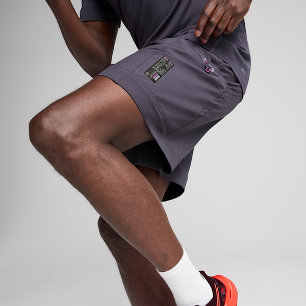 SEASONS Trail Running Men's 7" Shorts, Galactic Gray, extralarge